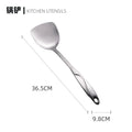 Axyaa Stainless Steel Kitchenware Set: Spatula, Rice Spoon, Colander, Utensils