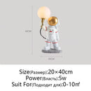 Axyaa Astronaut Moon Planet Lamp: Spaceman Table Night Light for Bedroom