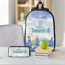 Axyaa Kids Backpack Lunch Box Pencil Box Set