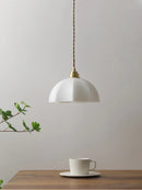 Axyaa Industrial Design Pendant Light with Glass Shade for Kitchen and Dining Room
