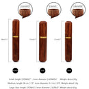 Axya Solid Wood Cigar Tube - Handmade Moisturizing Tool with Gift Box