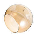 Axyaa Clear Amber Glass Lamp Shade for Lighting Fixture