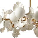 Axyaa Ginkgo Leaf Branch Ceiling Chandelier for Bedroom, Living & Dining Room