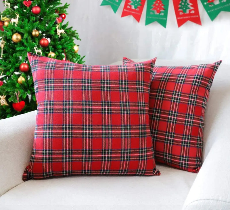 Axyaa Christmas Decor Cushion Cover 45x45 Nordic Pillowcases for Living Room