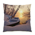 Snow Scenery Pillowcase Sofa Art Gift Beach Home Decor Axyaa Collection