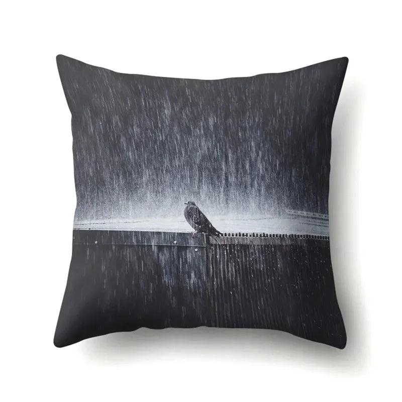 Axyaa Charms Bird Animal Pillowcase for Home Decoration