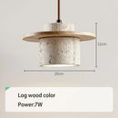 Axyaa Yellow Travertine Hanging Line Lamp | Wabi Sabi Style Bedroom Pendant Light