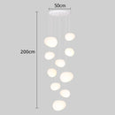 Axyaa LED Pendant Light Chandeliers for Living Room Staircase Indoor Lighting