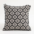 Axyaa Moroccan Flower Tufted Pillow Cover - Elegant Accent for Bedroom or Sofa