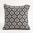 Axyaa Moroccan Flower Tufted Pillow Cover - Elegant Accent for Bedroom or Sofa