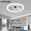 Axyaa LED Fan Light: 6-Speed, High Wind, Low Noise, Remote Control Dimming