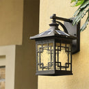 Axyaa Solar Wall Light: Modern LED Outdoor Fixture, Waterproof for Porch, Patio, Courtyard