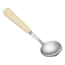 Axyaa Cute Wind Ceramic Handle Stainless Steel Tableware Set