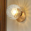 Axyaa Glass Ball Wall Lamp for Indoor Lighting in Bedroom Living Room Aisle Corridor