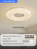 Axyaa Cream Cookie Bedroom LED Ceiling Light