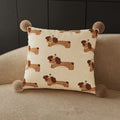 Axyaa Cartoon Puppy Pillow for Living Room Sofa Decoration