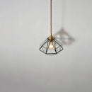 Axyaa Glass Shade LED Pendant Chandelier, Nordic Modern Design for Living Room and Bedroom