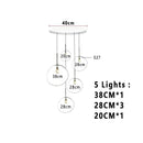 Axyaa Nordic Lava LED Pendant Lights Indoor Lighting Chandelier Kitchen Loft Decor