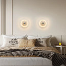 Axya Nordic Water Ripple Glass LED Wall Lamp for Bedroom Living Room Ambiance