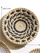 Axyaa Seagrass Wall Hanging Boho Home Decor Handmade Natural Art for Bedroom & Living Room