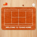 Axyaa Non-slip Tennis Court Door Mat Carpet for Home Decoration