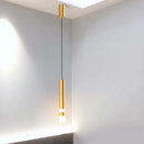 Axyaa Brass LED Chandeliers: Modern Decor Pendant Lights for Bedroom, Dining Room, and Kitchen