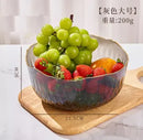 Axyaa Large Salad & Fruit Plate Set in Transparent Household Bowl