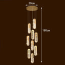 Axyaa Nordic Chandeliers Hanging Lamps Ceiling Light Fixture Indoor Lighting