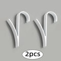 Axyaa Towel Holder Heated Radiator Rail Hooks; Home Cabinet Coat Scarf Hanger Rack