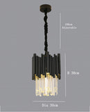 Axyaa Luxury Crystal Chandelier for Elegant Home Decor