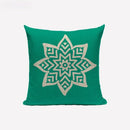 Axyaa Mandala Boho Retro Designer Linen Cushion Cover 45*45cm for Sofa