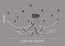 Modern Pendant Lights for Dining Room - Axyaa Ceiling Chandeliers LED Indoor Lighting