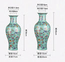 Axyaa Pink Ceramic Vase: Minimalist Chinese Decor for Home, Living Room & TV Cabinet