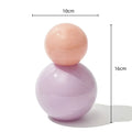 Axyaa Glass Sphere Aromatherapy Bottle with Lid, Geometric Design, Desktop Storage Container