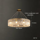 Axyaa Glass Chandelier: Luxury LED Lighting for Living Room