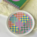 Axyaa Bamboo Fiber Plate - Cute Nordic Style Cartoon Tableware for Breakfast or Dessert