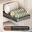 Stainless Steel Expandable Bowl Plate Rack by Axyaa: Countertop Storage Organizer