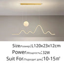 Axyaa LED Strip Pendant Light for Home Interior Decor