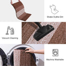 Axyaa Furry Dog Door Mat for Muddy Paws: Non-Slip Indoor Entryway Doormat