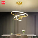 Axyaa Nordic LED Ceiling Chandelier for Living Dining Room Lighting