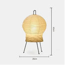 Axyaa Wabi Sabi Rice Paper Floor Lamp for Bedroom and Parlor