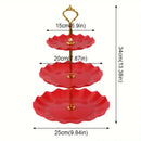 Axyaa 3-Tier Candy Tray Cake Stand Fruit Dessert Display Rack