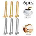 Axyaa Stainless Steel Heart Ice Clip - Coffee Shop & Home Snack Cube Clip
