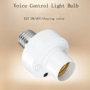 Axya Smart Voice Control Bulb Holder E27/E14 85-265V Light Motion Sensing Socket