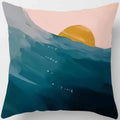 Axyaa Floral Landscape Home Decor Print Pillow Cover