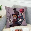 Skullgirls Square Pillow Cover 45x45 for Bed or Sofa - Axyaa Decorative Cushion Case