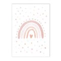 Axyaa Cartoon Sun Rainbow Canvas Painting Poster Collection for Girls Room Decor