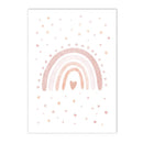 Axyaa Cartoon Sun Rainbow Canvas Painting Poster Collection for Girls Room Decor