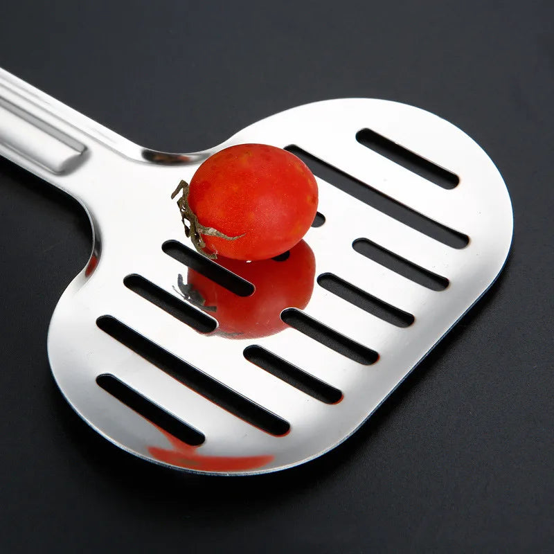 Axyaa Stainless Steel Food Tongs for BBQ Steak Bread & Kitchen Cooking