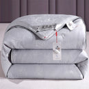 Axyaa Mulberry Silk Quilt: Handmade Jacquard Comforter, All Season Silk Duvet